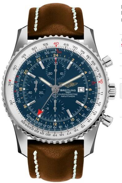 Fake Breitling Navitime A2432212-C651-443X Blue Dial Automatic watch
